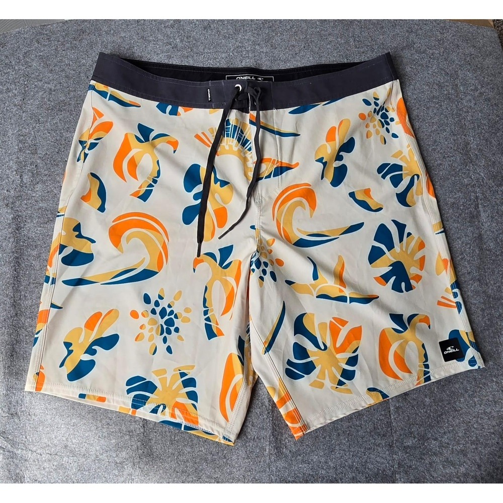 NWOT O'Neill Men's Hyperfreak Mysto 20 Swim Surf Shorts Size 38